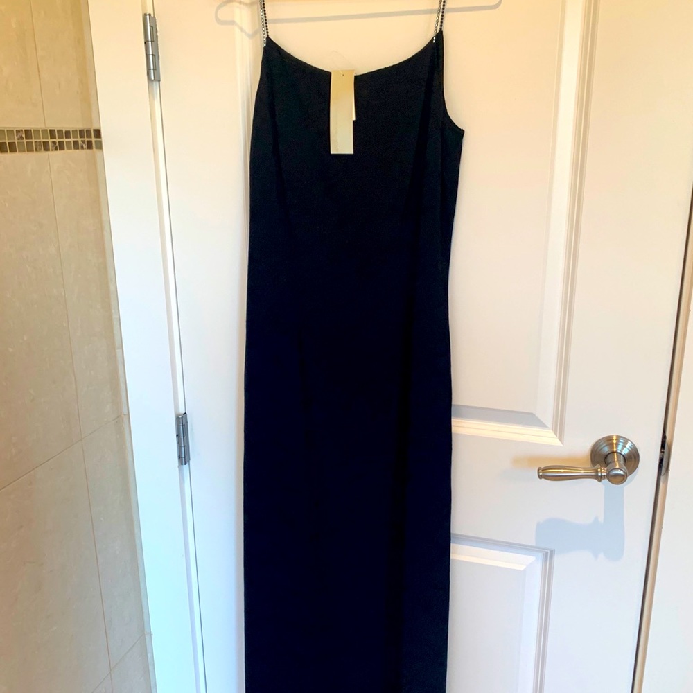 Brand new little black dress with sparkling straps